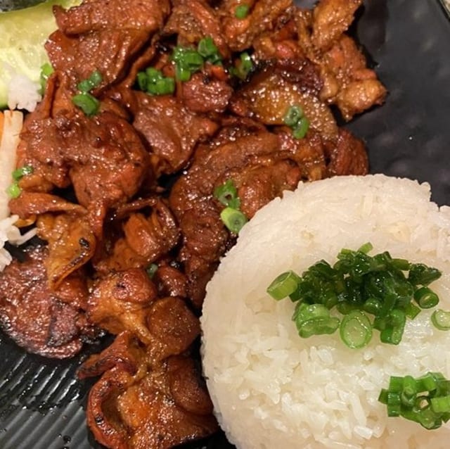 54. Com Thit Nuong / Grilled Sliced Pork Rice.
